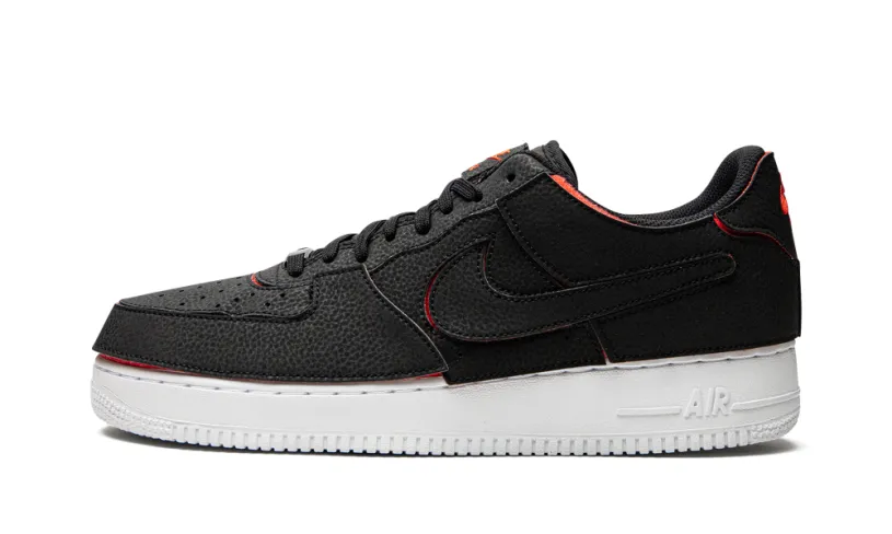 Nike Lifestyle Air Force 1 1 'Black Chile Red'